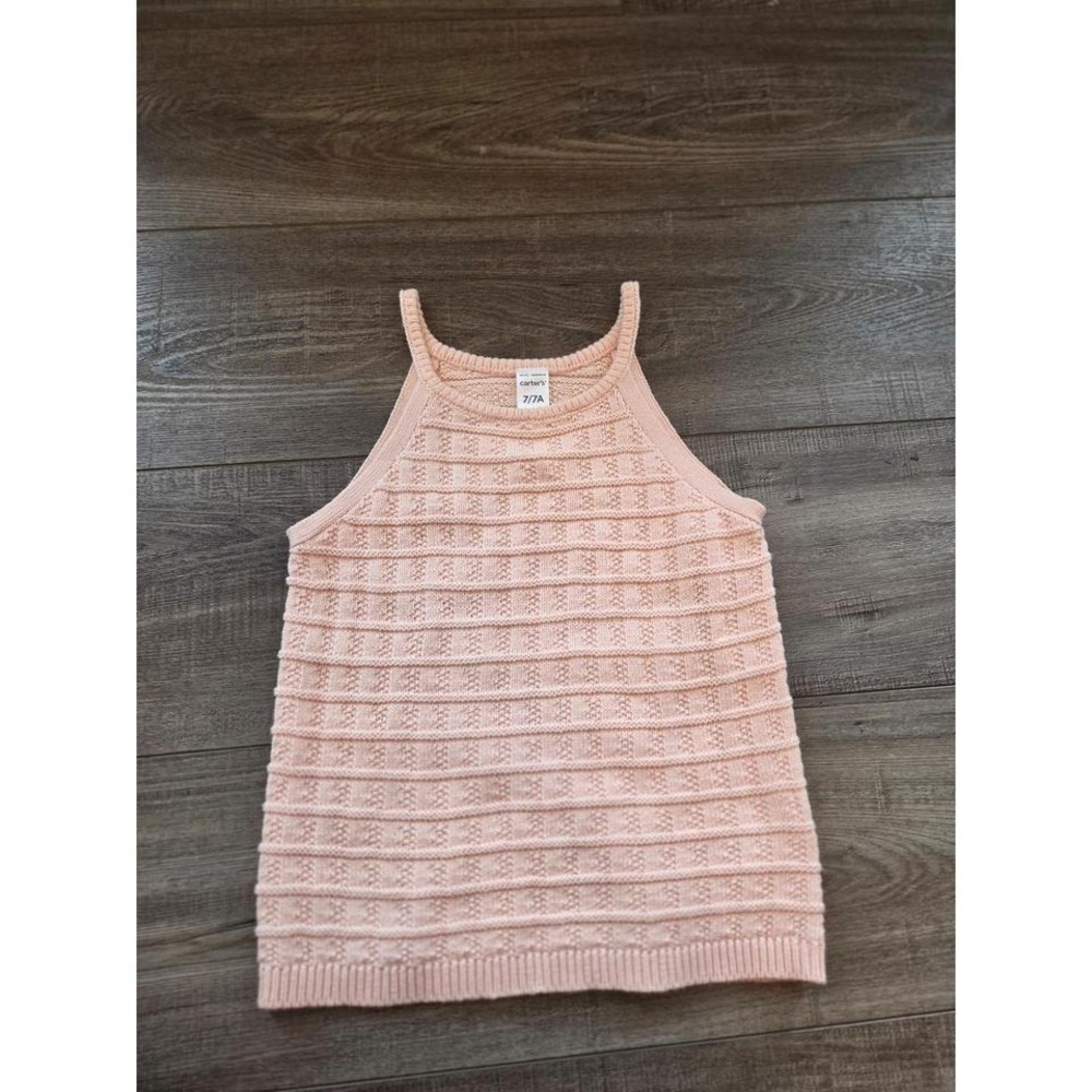 Carter's girls knit tank top size 7